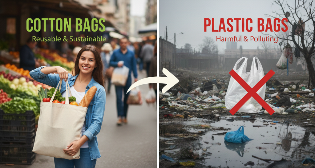 Why You Should Switch to Cotton Bags Over Plastic Bags