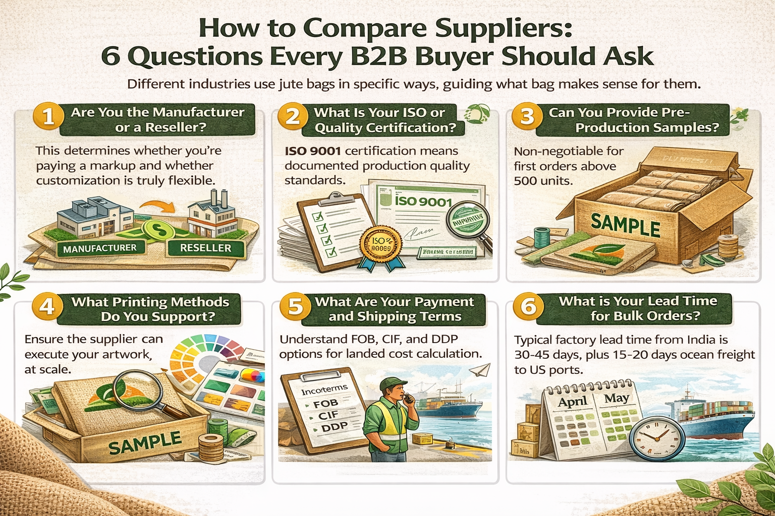 B2B Supplier Comparison Checklist Guide