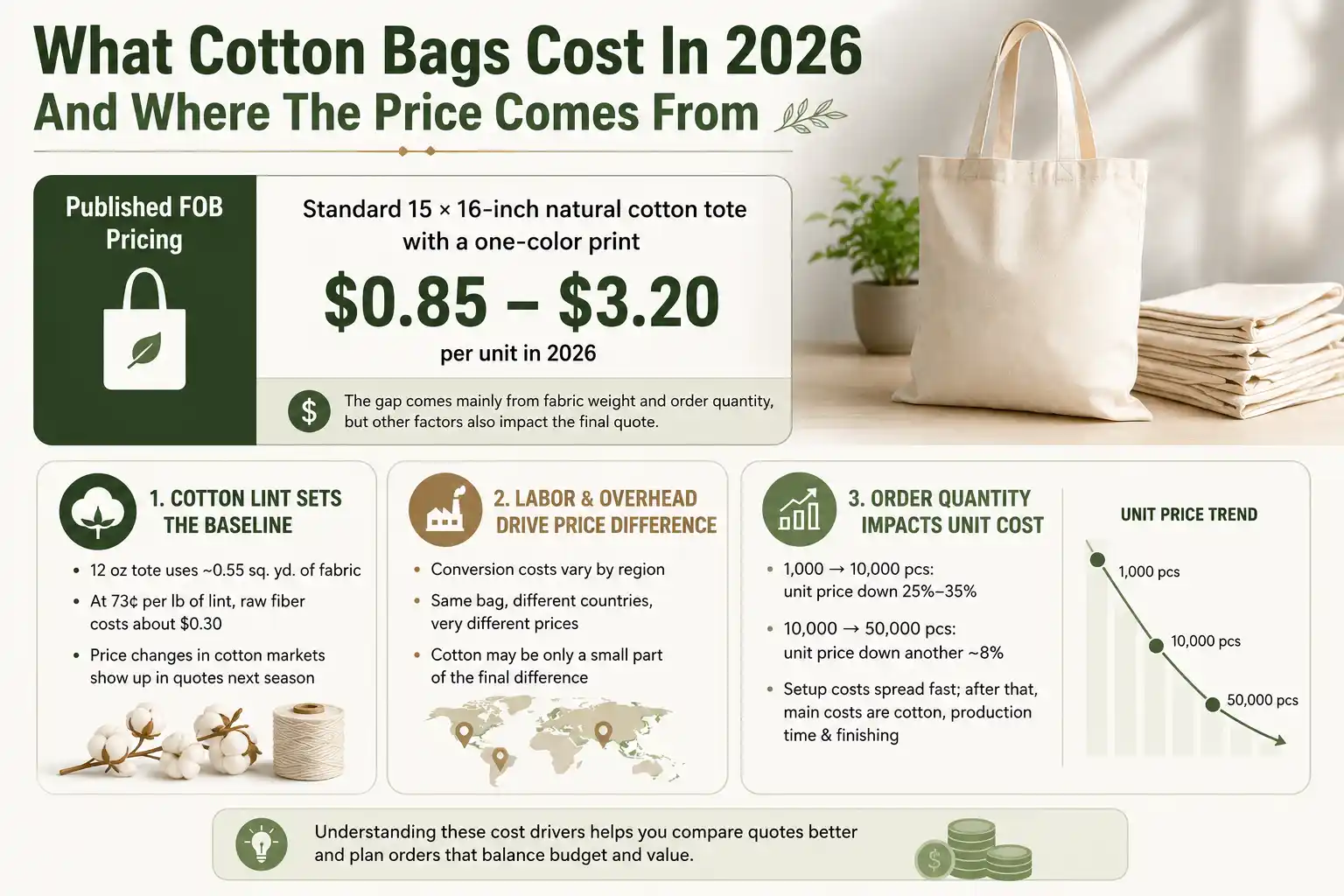 Cotton Bag Cost Breakdown 2026