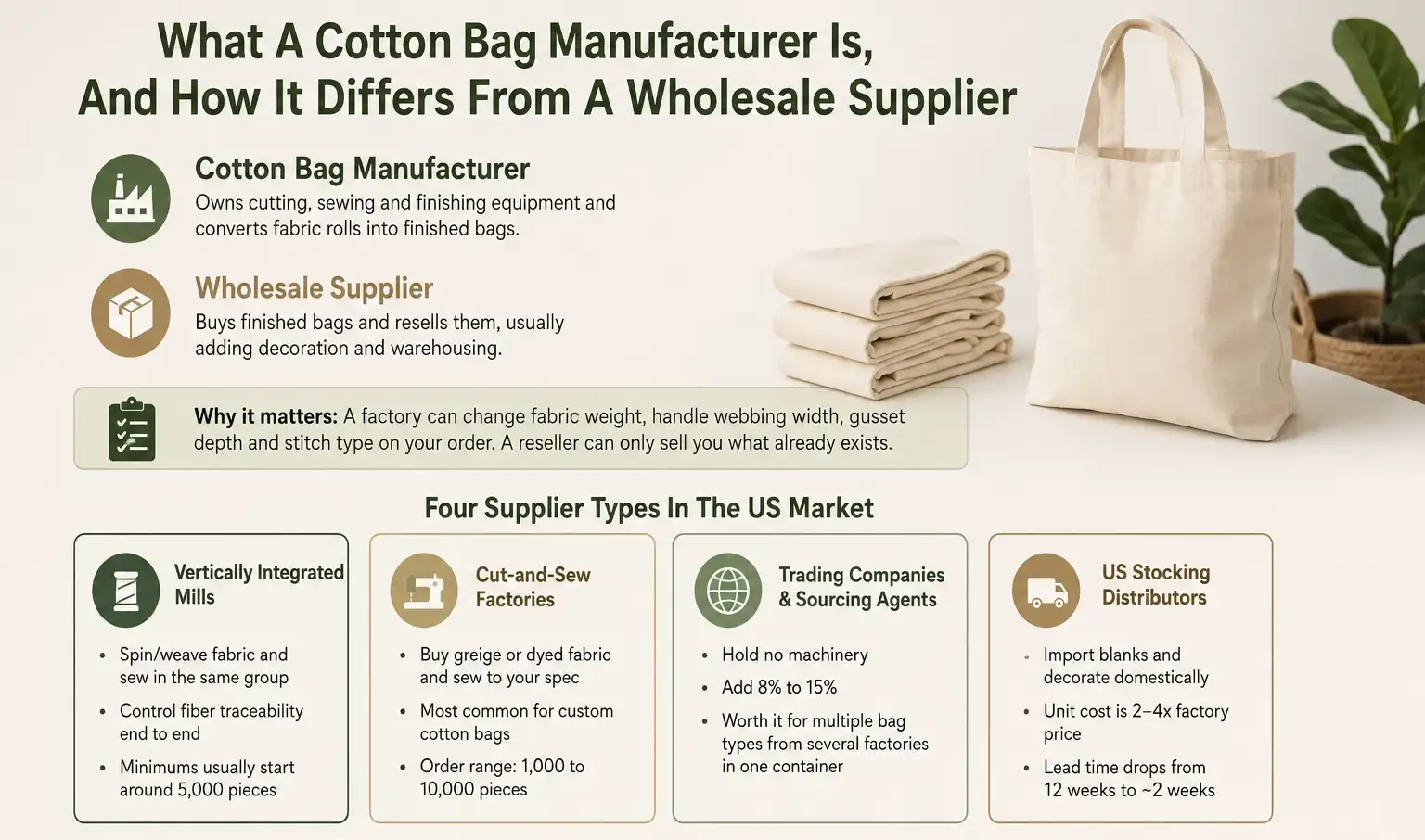 Cotton Bag Supplier Comparison